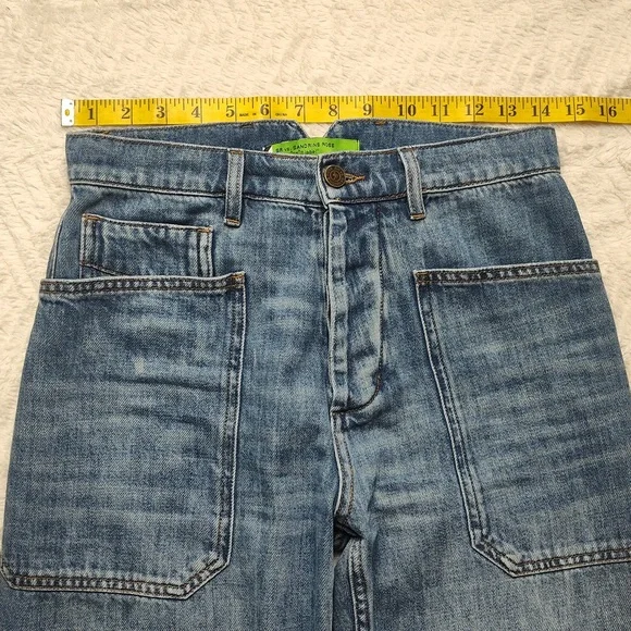 Sandrine Rose Women's Denim Blue Jeans Size 27 Button Fly - Picture 2 of 12